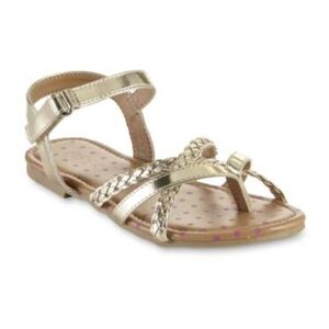 Gold Kids Sandals